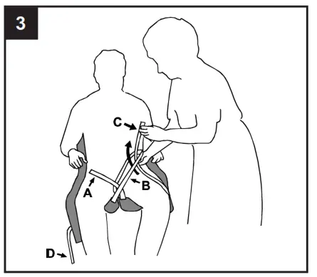 Joerns Oxford UltraFine UltraFine Lite Deluxe Leg Sling - smooth