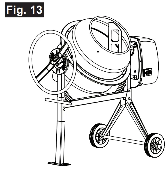 scheppach 5908403901 Concrete Mixer - Fig 8