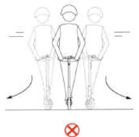 IEZWAY EZ6 Foldable Electric Scooter - flow of passers-