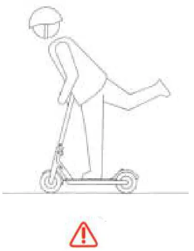 IEZWAY EZ6 Foldable Electric Scooter - running board