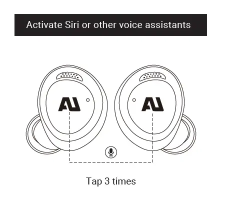 Activate Siri or other voice assistants