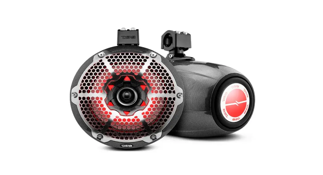 Ds18 Cf-x10tpneo Carbon Fiber Texture 10 Inch Marine Tower Neodymium Speaker Owner's Manual