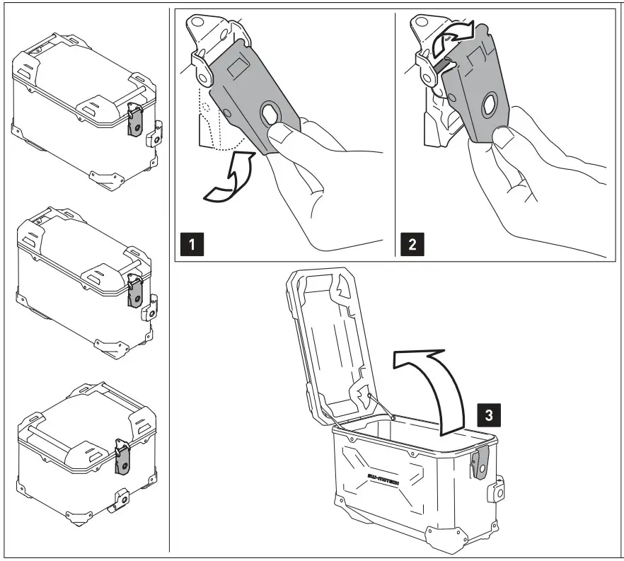 SW MOTECH KFT 08 990 30000 B Pro Side Carrier - Figure 10