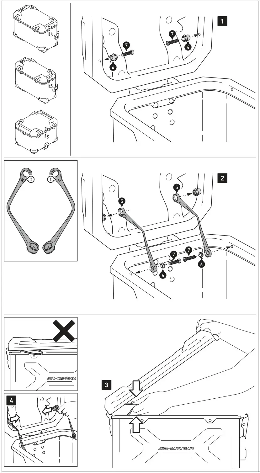 SW MOTECH KFT 08 990 30000 B Pro Side Carrier - Figure 12