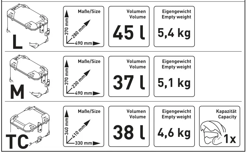 SW MOTECH KFT 08 990 30000 B Pro Side Carrier - Figure 9