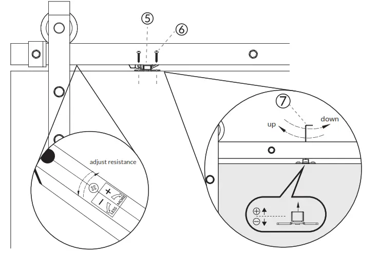 REALCRAFT Soft Stop Barn Door - fig4