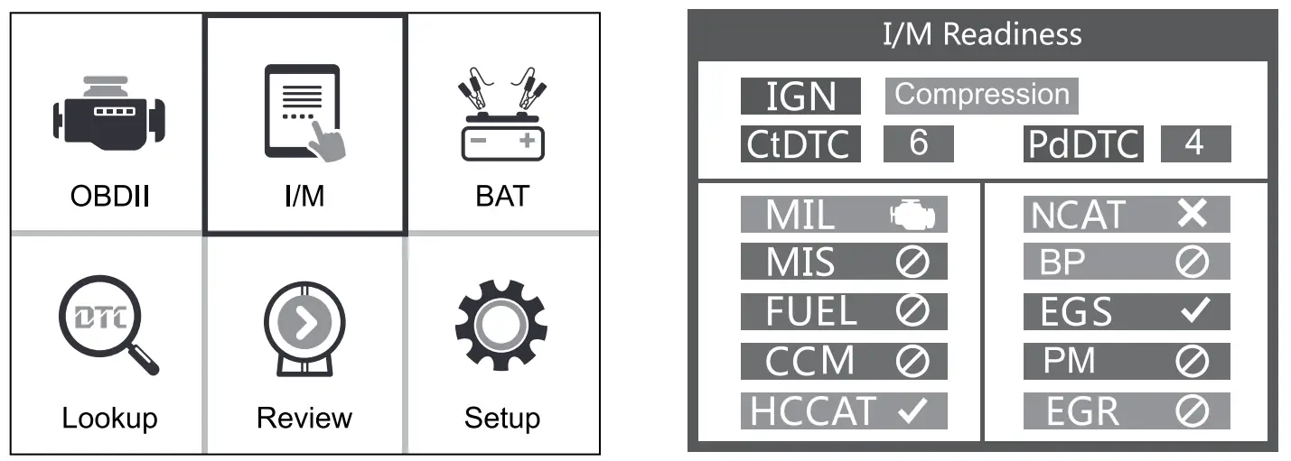 AUTOPHIX OM129 Pro 6V 12V Car Battery Tester 100-2000 CCA Battery Load Tester - Readiness 1