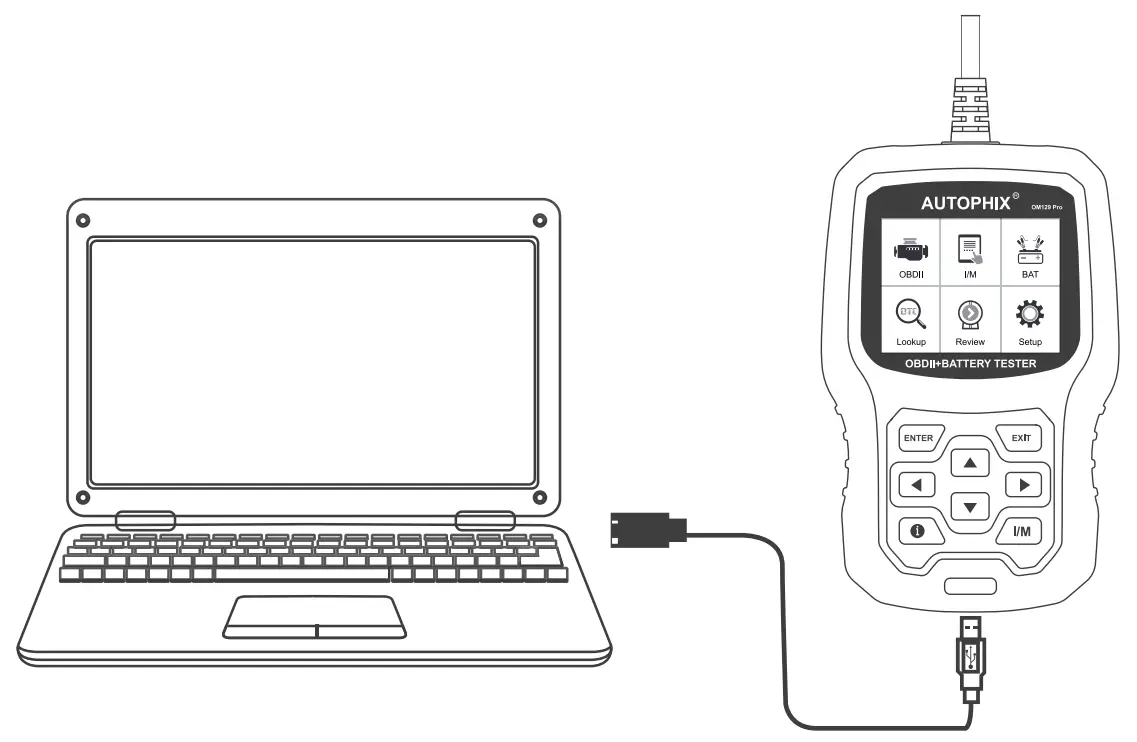 AUTOPHIX OM129 Pro 6V 12V Car Battery Tester 100-2000 CCA Battery Load Tester - fig 38