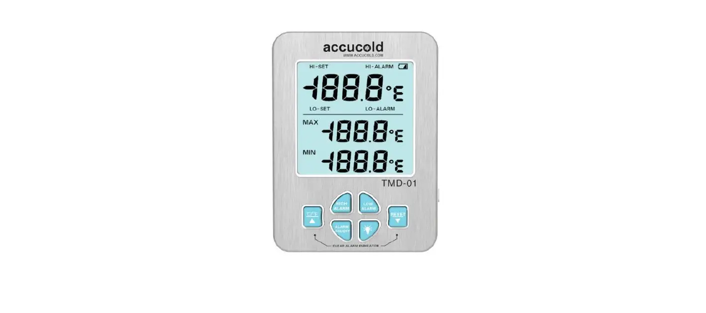 Accucold Tmd-01 Thermometer Alarm User Manual