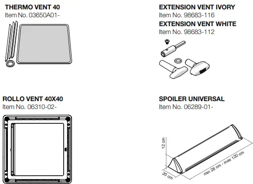 FIAMMA 03623H01B Turbo-Vent Premium Rooflight-fig20