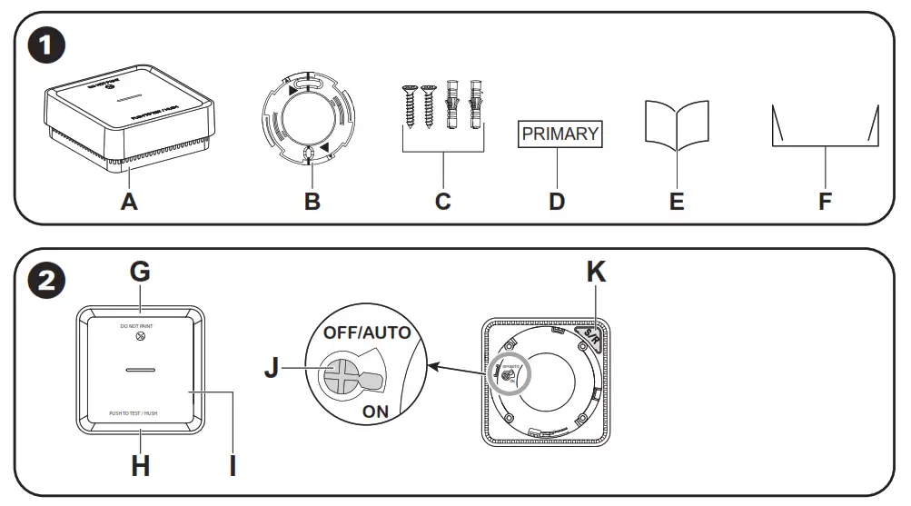 CLIPSAL CLP599WSAL Wiser Lithium Battery Smoke Alarm - fig