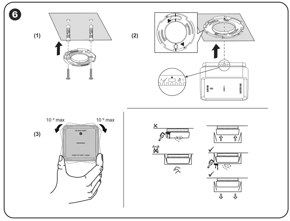 CLIPSAL CLP599WSAL Wiser Lithium Battery Smoke Alarm - fig3