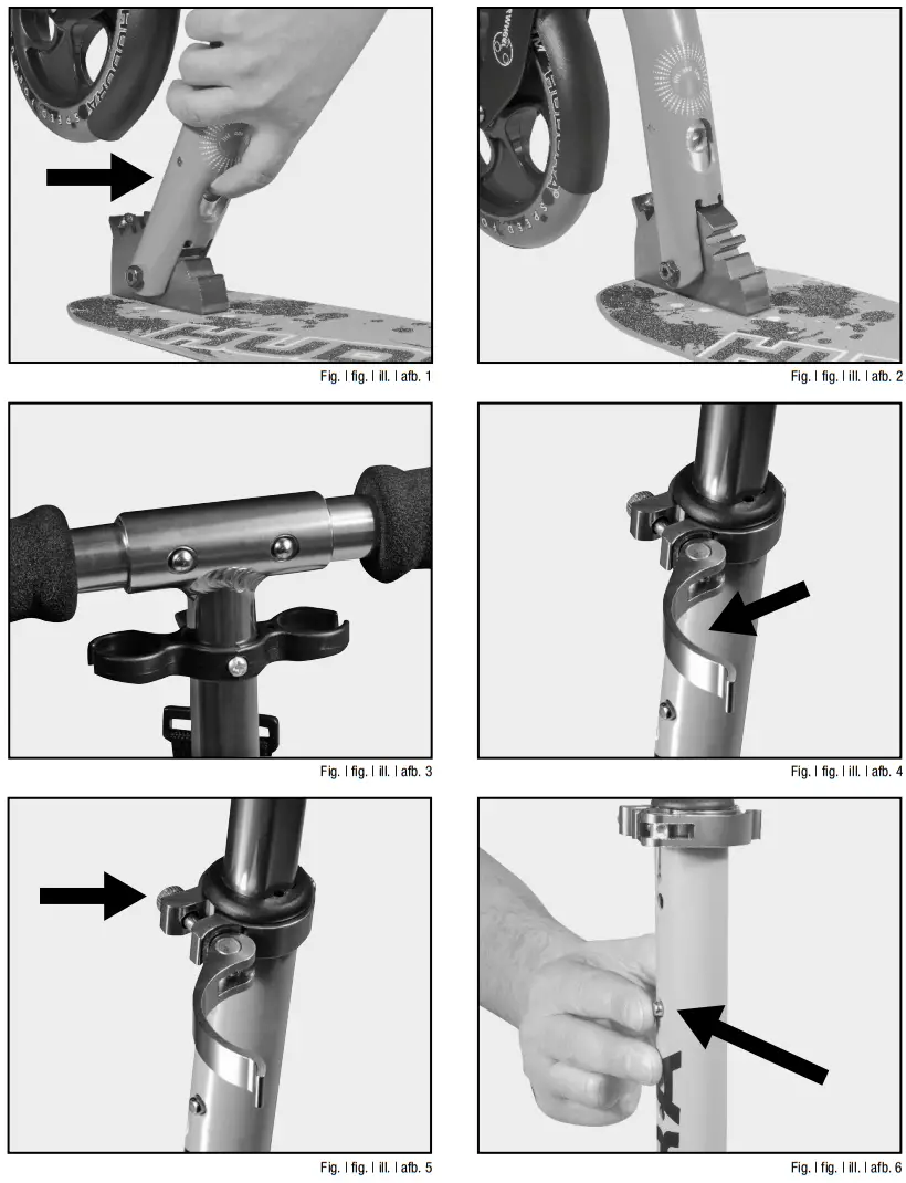 HUDORA 14252 Bold Wheel Scooter Roller - fig 1