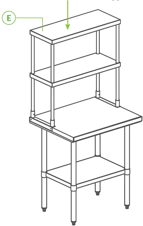 REGENCY 600DOS1230 Series Overshelf 05