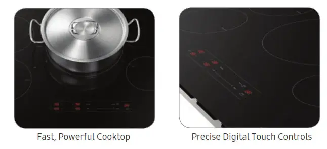 SAMSUNG NZ30A3060UK 30 Inch Smart Induction Cooktop with Wi-Fi in Black - Fig12