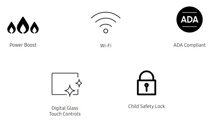 SAMSUNG NZ30A3060UK 30 Inch Smart Induction Cooktop with Wi-Fi in Black - Fig18