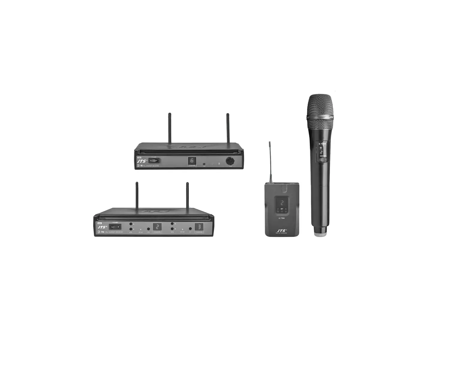 Jts E-7bpsetd-5 Uhf Pll Audio Transmission Set Instruction Manual Jts E-7bpsetd-5 Uhf Pll Audio Transmission Set Instruction Manual
