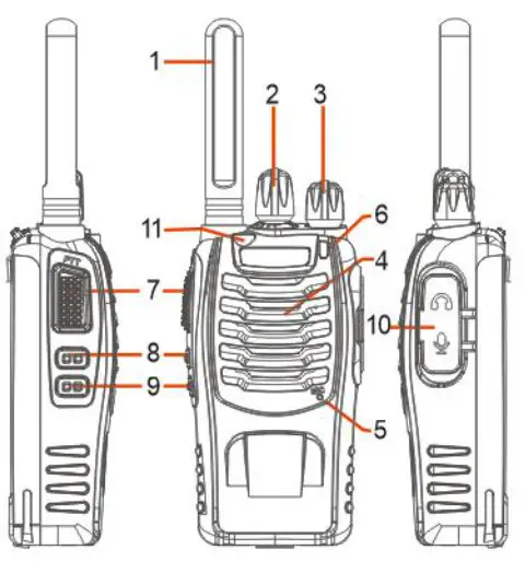 pofung H600 FRS Two Way Radio - fig