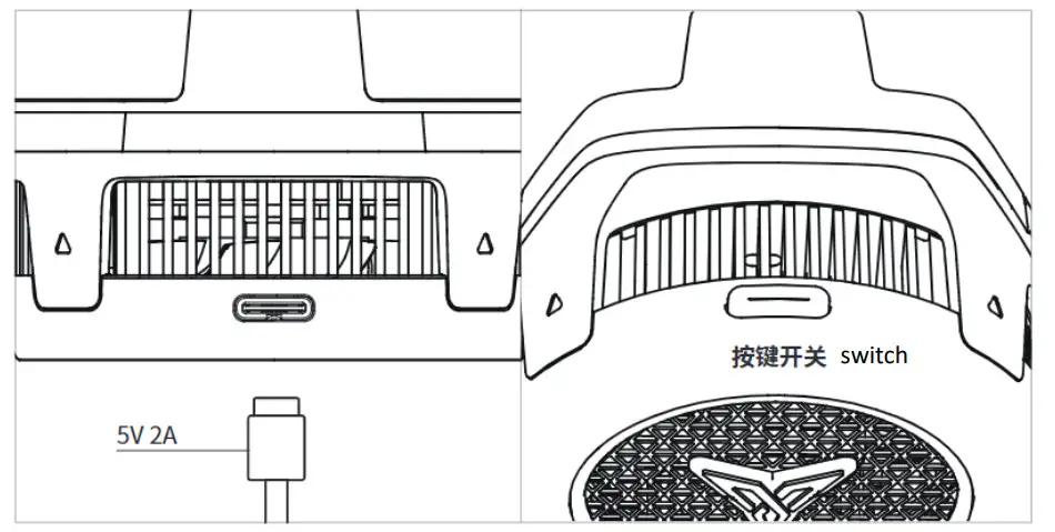 FLYDIGI B6 Mobile Phone Cooling Fan - Figure 2