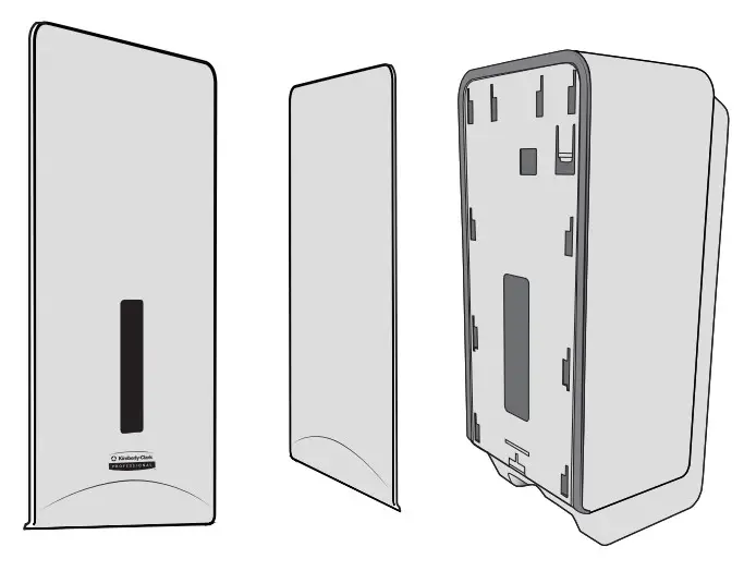 Kimberly-Clark ICON Folded Toilet Tissue Dispenser Faceplate Replacement -