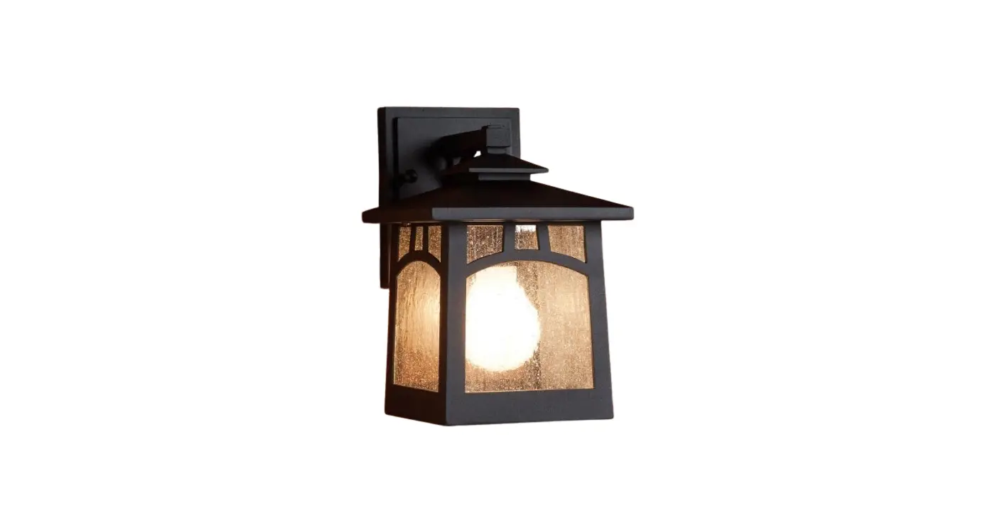 Park Harbor 941499 Carytown Black Outdoor Entrance Wall Sconce Instructions