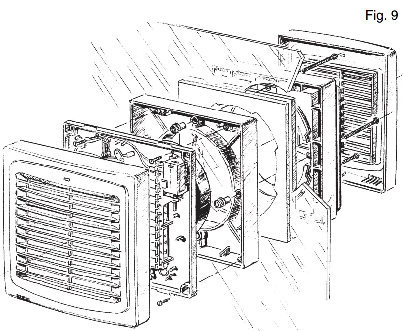BLAUBERG Wind 125 Domestic Window Fan - Figure 6