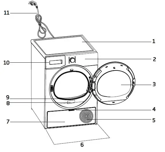 beko-B5T67249MPB-Dryer-User-FIG 1