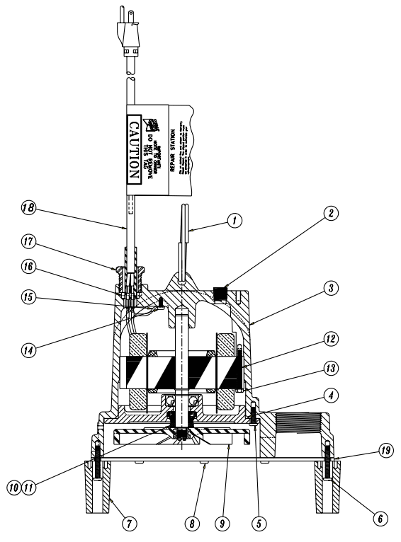 PENTAIR SHEF30 Submersible Sump - FIG 3