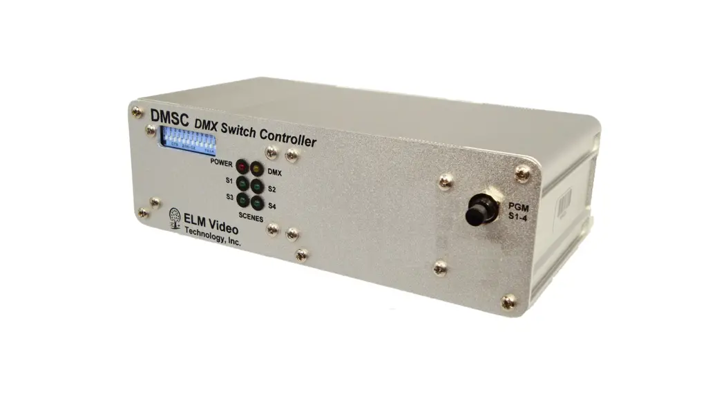 Elm Video Technology Dmx Standard Wall Switch Controller User Guide