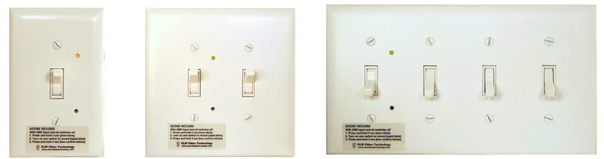 ELM Video Technology DMX Standard Wall Switch Controller