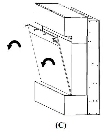 Engine Only Recessed To Wall Installation Fig C