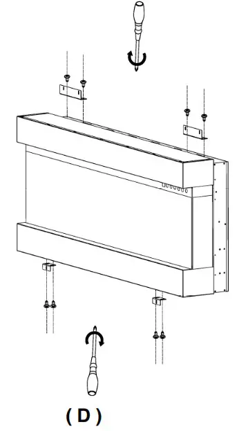 Engine Only Recessed To Wall Installation Fig D