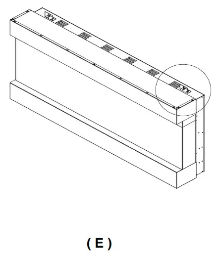 Engine Only Recessed To Wall Installation Fig E