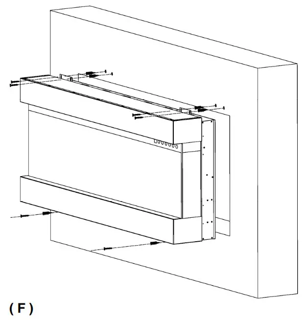 Engine Only Recessed To Wall Installation Fig F