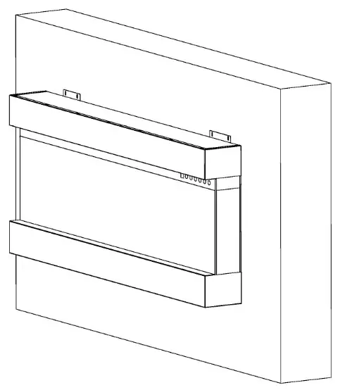 Engine Only Recessed To Wall Installation STEP F