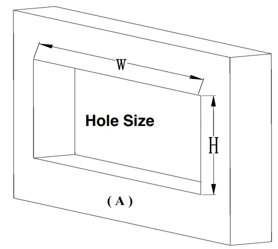 Engine Only Recessed To Wall Installation