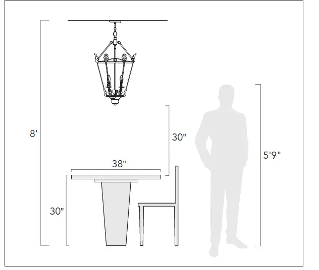 GOLDEN LIGHTING 3306-6-Orwell-6-Light-29-inch-Matte-Black-Chandelier-Ceiling-Light-fig- (2)