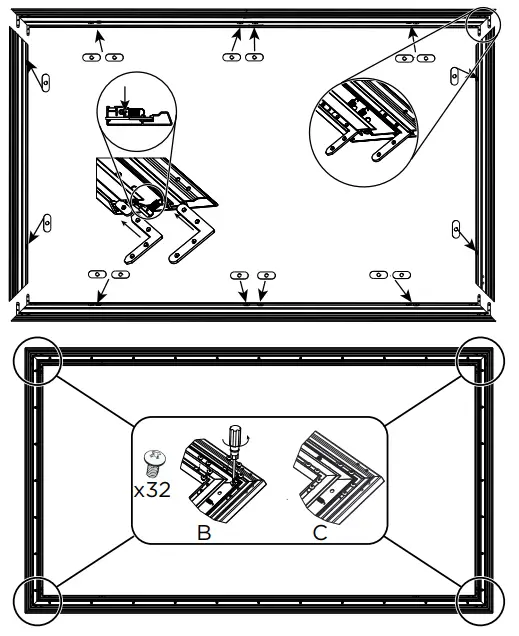 DRAGONFLY Ambient Light Reflecting Thin-Bezel Fixed Projection Screens - fig 2