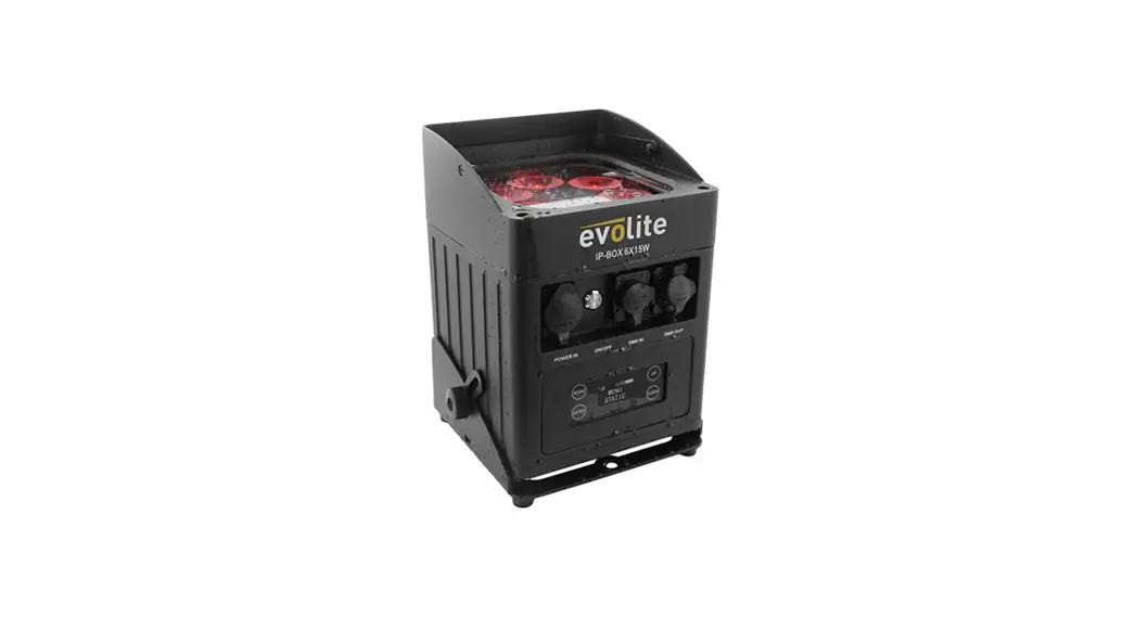 Evolite Ip-box 6x15w Rgbwa 5in1 Ip65 Battery Projector User Manual Evolite Ip-box 6x15w Rgbwa 5in1 Ip65 Battery Projector User Manual