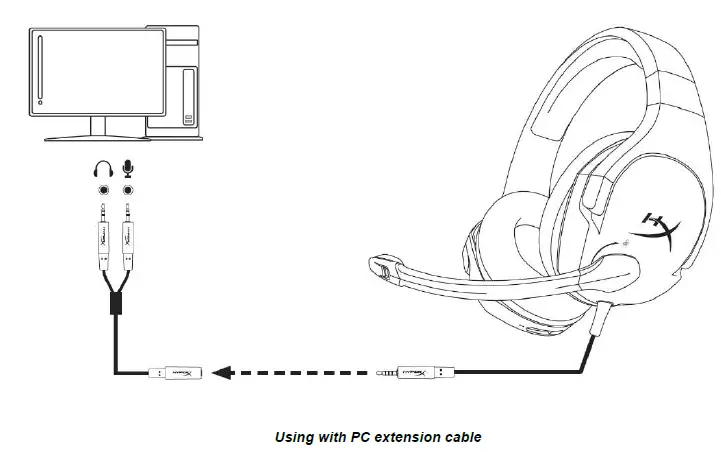 HYPERX HX-HSCS-BK-EE Cloud Stinger Headset 6