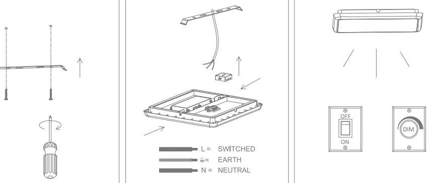 DOMUS LIGHTING SOLAR-SQR-300 Slimline LED Dimmable Light (2)