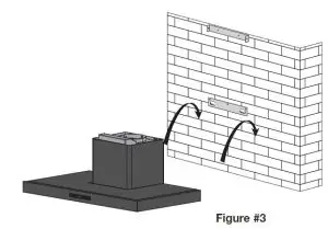 FIG 13 Mount Range Hood onto Wall