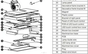 FIG 22 Range Hood Assembly