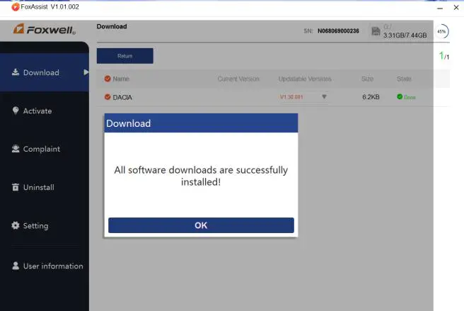 Foxwell NT6-Series scanners and print data Update - Step 10