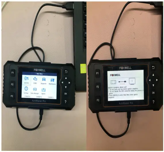 Foxwell NT6-Series scanners and print data Update - Step 7