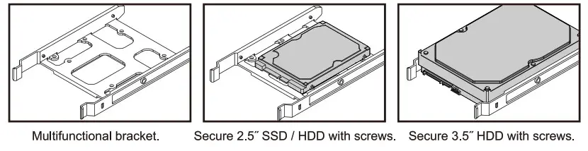 AZZA INFERNO 310 DF Case Gaming - INSTALLATION 1