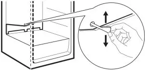 Defrosting of the refrigerator