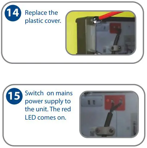 SALUS KL08RF24 UPC Wireless Control Box Installation Guide - Installing and Connecting the KL08RF24 14,15
