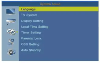 DENVER User Manual - System Setup