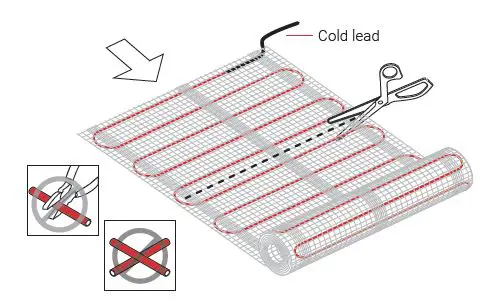 nVent NUHEAT Mesh Self-Adhesive Electric Floor Heating Solution fig 5